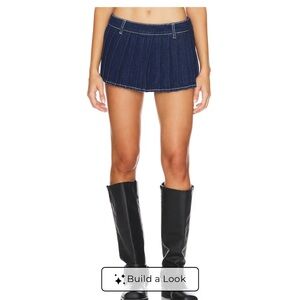 Rider Mini Skort in Blue Denim
LIONESS